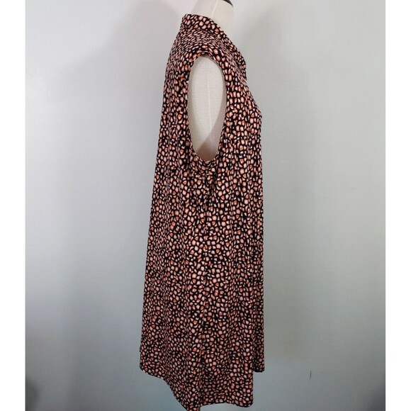 Ava Grace Dress Womens Plus Size 3X Stretch Sleeveless Flowy Black Orange - Picture 5 of 11